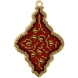 Wooden Bead Embroidery Kit &ndash; &ldquo;Christmas Ornament &ndash; Golden Motifs &ndash; Icicle&rdquo; FLK-446 FLK-446 photo 3