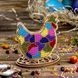 Bead Embroidery Kit on Wood &ndash; &ldquo;Stained Glass Hen&rdquo; FLK-548 FLK-548 photo 1