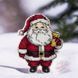 Plastic Cross-Stitch Kit &ndash; "Christmas Ornament &ndash; Santa Claus" FLX-024 FLX-024 photo 1