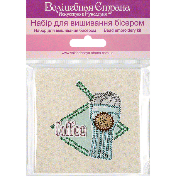 Bead embroidery magnet FLA-215