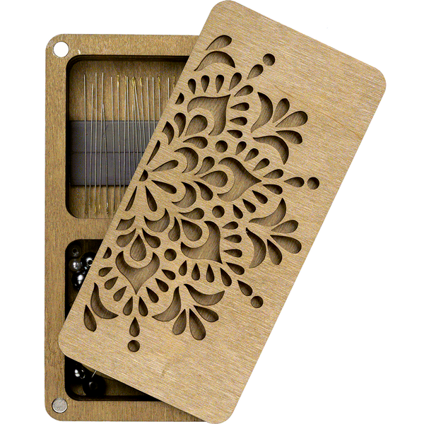 Magnetic Needle Case Large &ndash; &ldquo;Lace&rdquo; FLZB(N)-003