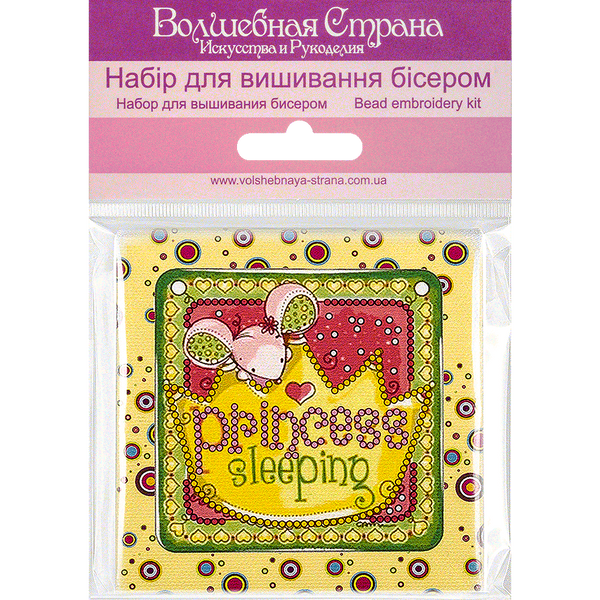 Bead embroidery magnet FLA-165