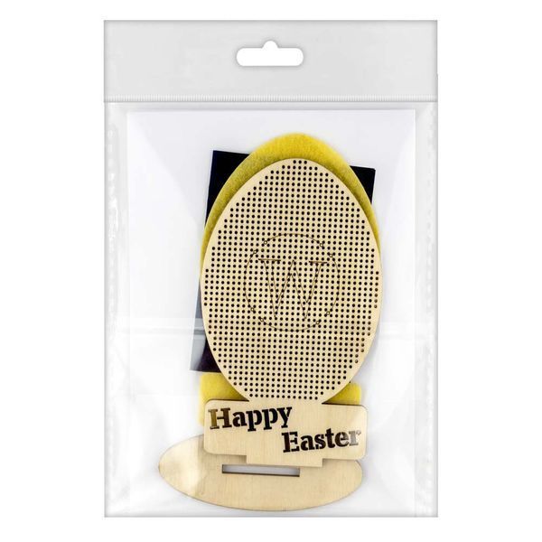 Wooden Embroidery Blank &ndash; &ldquo;Easter Egg&rdquo; FLBE(K)-029