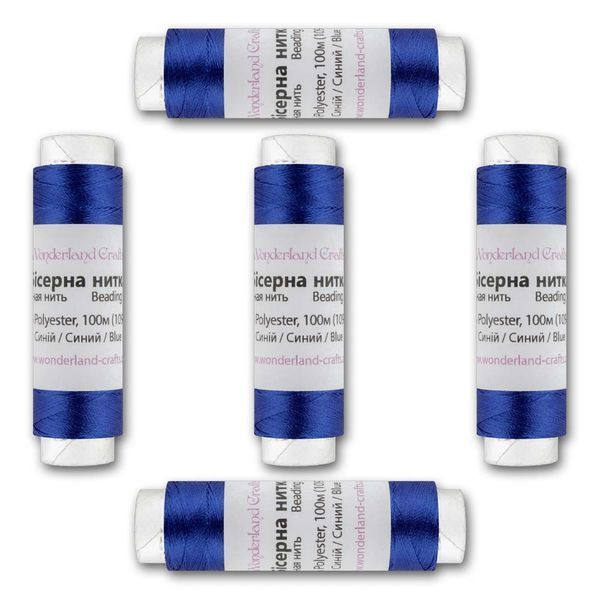 Beading Thread FLT-015 S &ndash; &ldquo;Blue&rdquo; 5&times;100m