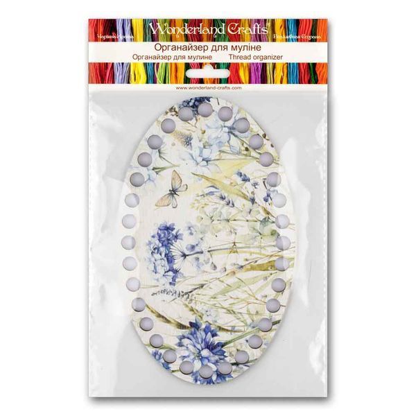 Floss Organizer &ndash; &ldquo;Butterfly Garden, Oval&rdquo; FLZ(P)-083
