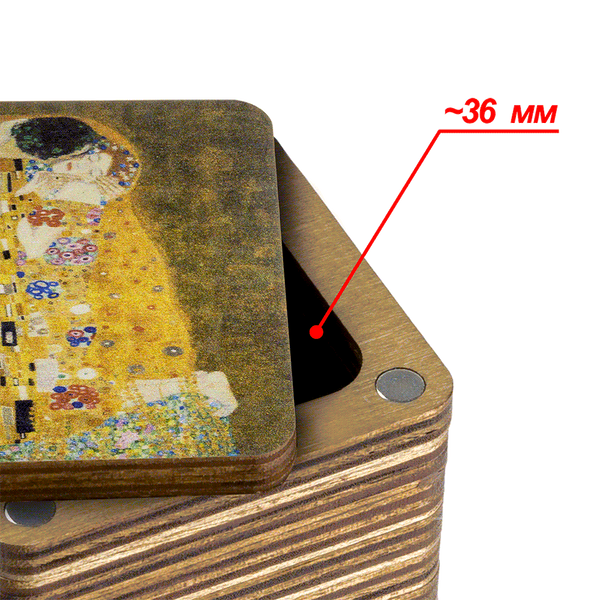 Thread Catcher Square &ndash; &ldquo;The Kiss&rdquo; FLZB(N)-076
