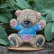 Wooden Bead Embroidery Kit &ndash; &ldquo;Teddy Bear&rdquo; FLK-115 FLK-115 photo 2