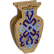 Wooden Bead Embroidery Kit &ndash; &ldquo;Blue Lace&rdquo; (Double-Sided Vase) FLK-349 FLK-349 photo 5