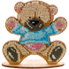 Wooden Bead Embroidery Kit &ndash; &ldquo;Teddy Bear&rdquo; FLK-115 FLK-115 photo 1