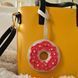 Faux Leather Bead Embroidery Kit &ndash; &ldquo;Bag Charm Donut with Glaze&rdquo; FLBB-173 FLBB-173 photo 1
