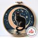 Cross-Stitch Pattern &ndash; "Le Chat Noir" WLP-007 WLP-007 photo 1