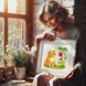 Cross-Stitch Pattern &ndash; "Kitten and Butterfly" WLP-055 WLP-055 photo 5