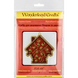 Wooden Bead Embroidery Kit &ndash; &ldquo;Christmas Ornament &ndash; Golden Motifs &ndash; House&rdquo; FLK-447 FLK-447 photo 4