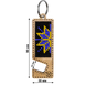 Wooden Bead Embroidery Kit &ndash; &ldquo;Phone Stand &ndash; Blue and Yellow Ornament&rdquo; FLK-481 FLK-481 photo 6