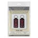 Faux Leather Cross-Stitch Kit &ndash; &ldquo;Keychain&rdquo; FLHL-064 Black FLHL-064 photo 6