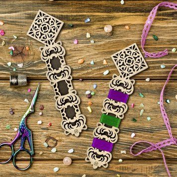 Floss Bobbins &ndash; &ldquo;Ornament&rdquo; FLC-093(S) (2 pcs)