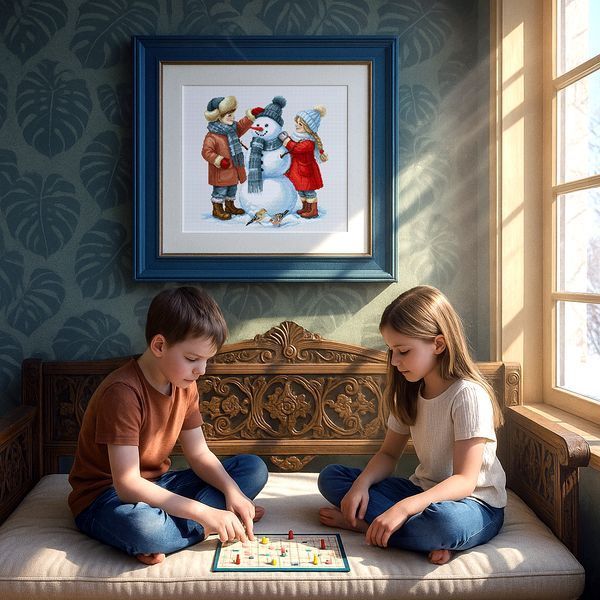 Cross-Stitch Pattern &ndash; "New Friend" WLP-076