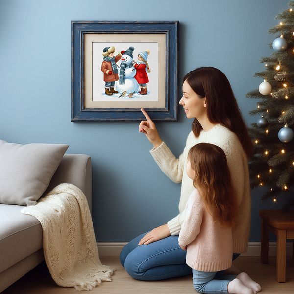 Cross-Stitch Pattern &ndash; "New Friend" WLP-076