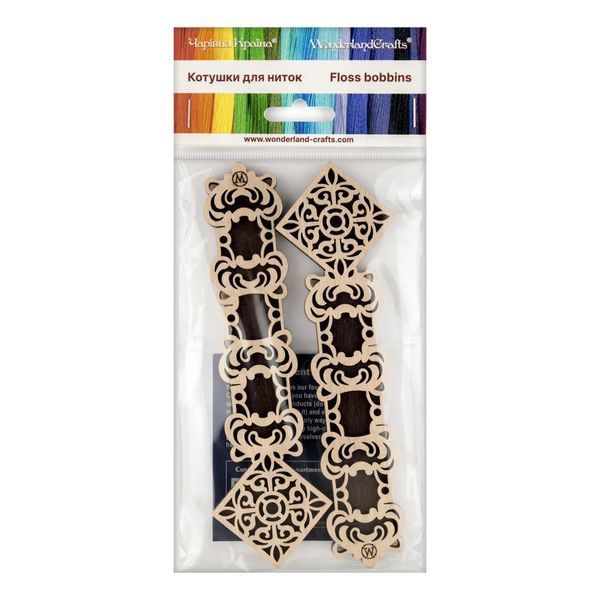 Floss Bobbins &ndash; &ldquo;Ornament&rdquo; FLC-093(S) (2 pcs)