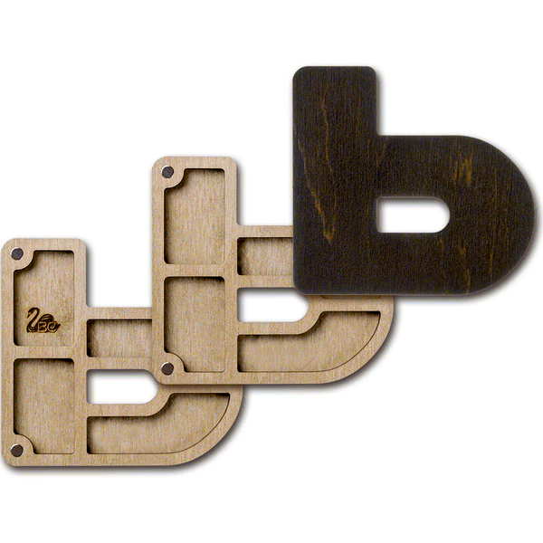 Bead Organizer &ndash; &ldquo;Letter Ь (Alphabet)&rdquo; FLZB-152(Ь)