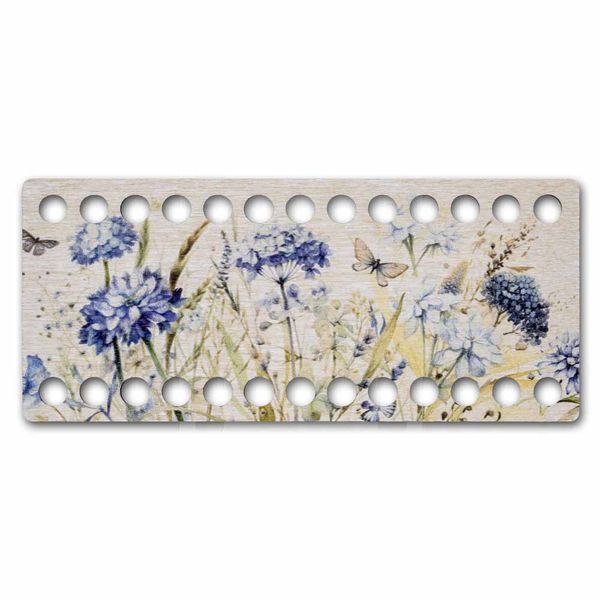 Floss Organizer &ndash; &ldquo;Butterfly Garden, Narrow Rectangular&rdquo; FLZ(P)-084