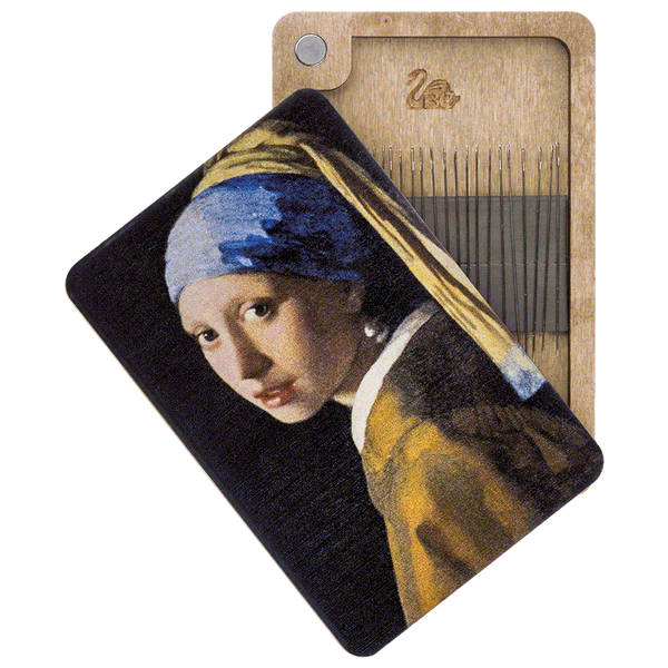 Magnetic Needle Case Rectangular &ndash; &ldquo;Girl with a Pearl Earring&rdquo; FLZB(N)-077
