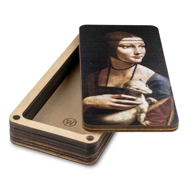 Magnetic Needle Case Large &ndash; &ldquo;Lady with an Ermine&rdquo; FLZB(N)-126