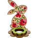 Wooden Bead Embroidery Kit &ndash; &ldquo;Egg Stand &ndash; Bunny&rdquo; FLK-267 FLK-267 photo 2