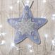 Faux Leather Cross-Stitch Kit &ndash; &ldquo;Star Christmas Ornament&rdquo; FLHL-069 (Double-Sided) Light Blue FLHL-069 photo 1