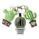 Faux Leather Bead Embroidery Kit &ndash; &ldquo;Bag Charm Cacti in Pots&rdquo; FLBB-174 FLBB-174 photo 2
