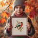 Cross-Stitch Pattern &ndash; "Bullfinch on a Branch" WLP-043 WLP-043 photo 7
