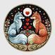 Cross-Stitch Pattern &ndash; "Foxes in Love" WLP-008 WLP-008 photo 2
