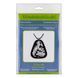 Faux Leather Bead Embroidery Kit &ndash; &ldquo;Pendant&rdquo; FLBB-084 Black FLBB-084 photo 4