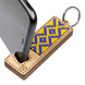 Wooden Bead Embroidery Kit &ndash; &ldquo;Phone Stand &ndash; Yellow and Blue Ornament&rdquo; FLK-482 FLK-482 photo 3