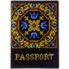 Faux Leather Cross-Stitch Kit &ndash; &ldquo;Passport Cover&rdquo; FLHL-048 Black FLHL-048 photo 2