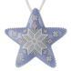 Faux Leather Cross-Stitch Kit &ndash; &ldquo;Star Christmas Ornament&rdquo; FLHL-069 (Double-Sided) Light Blue FLHL-069 photo 4