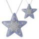 Faux Leather Cross-Stitch Kit &ndash; &ldquo;Star Christmas Ornament&rdquo; FLHL-069 (Double-Sided) Light Blue FLHL-069 photo 2