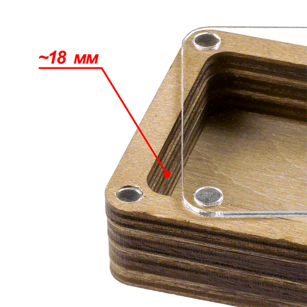Magnetic Needle Case Large &ndash; &ldquo;Clear Lid&rdquo; FLZB(N)-005