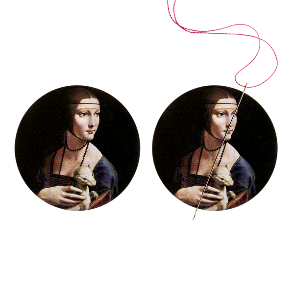 Needle Minder &ndash; &ldquo;Wooden, Double-Sided&rdquo; FLMH-067(W)
