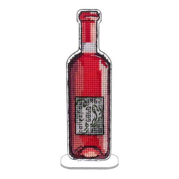 Plastic Cross-Stitch Kit &ndash; "Wine" (Double-Sided) FLX-041