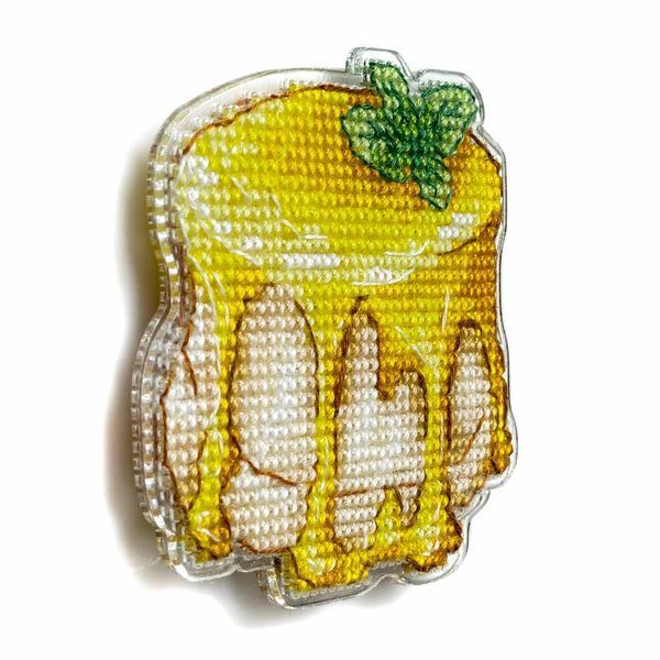 Plastic Cross-Stitch Kit &ndash; "Panna Cotta" (Double-Sided) FLX-106