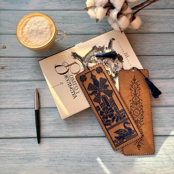 Craft Cardboard Embroidery Kit &ndash; &ldquo;Bookmark &ndash; Old Mill&rdquo; WLZ-002