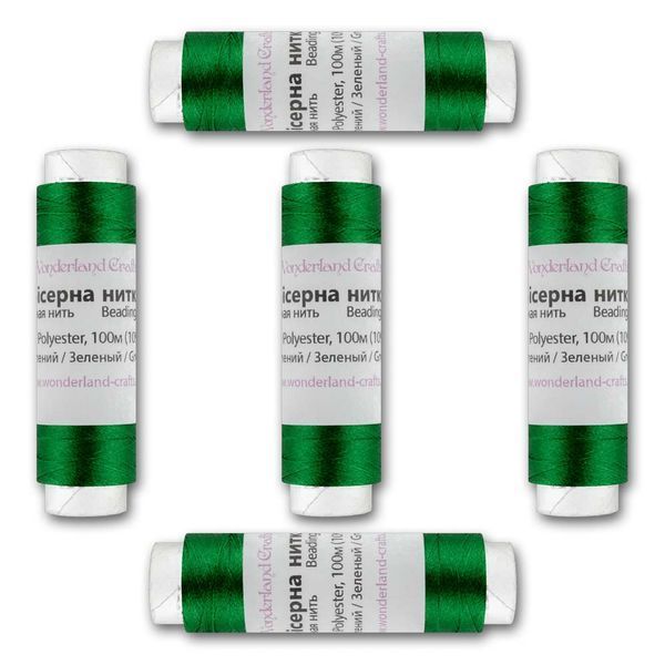 Beading Thread FLT-016 S &ndash; &ldquo;Green&rdquo; 5&times;100m