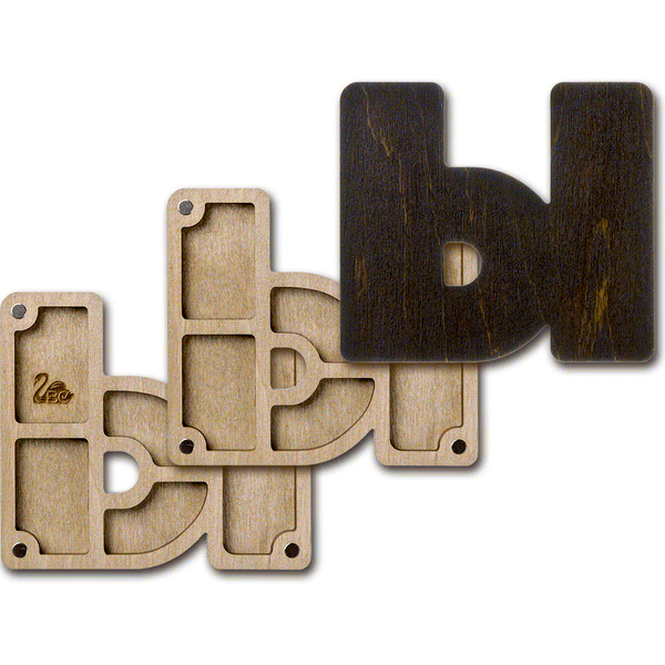 Bead Organizer &ndash; &ldquo;Letter Ы (Alphabet)&rdquo; FLZB-153(Ы)