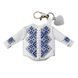 Faux Leather Cross-Stitch Kit &ndash; &ldquo;Bag Charm Shirt. Blue Harmony&rdquo; FLHL-130 FLHL-130 photo 2