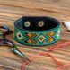 Faux Leather Cross-Stitch Kit &ndash; &ldquo;Bracelet&rdquo; (2.2 &times; 22 cm) FLHL-027 Black FLHL-027 photo 1