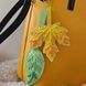 Faux Leather Bead Embroidery Kit &ndash; &ldquo;Bag Charm Autumn Leaves&rdquo; FLBB-175 FLBB-175 photo 1