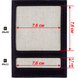 Faux Leather Cross-Stitch Kit &ndash; &ldquo;Passport Cover&rdquo; FLHL-049 Black FLHL-049 photo 4