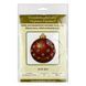Wooden Cross-Stitch Kit &ndash; &ldquo;Christmas Ornament &ndash; Ruby Pattern&rdquo; FLW-021 photo 4