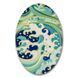 Magnetic Needle Case Oval &ndash; &ldquo;Ocean Wave&rdquo; FLZB(N)-172 FLZB(N)-172 photo 3